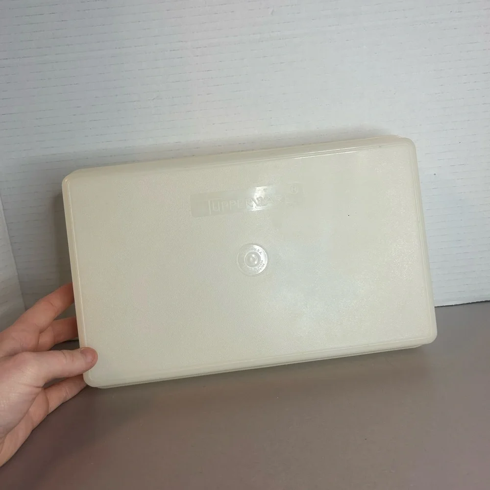 Vintage Tupperware Set of 2 Storage Container